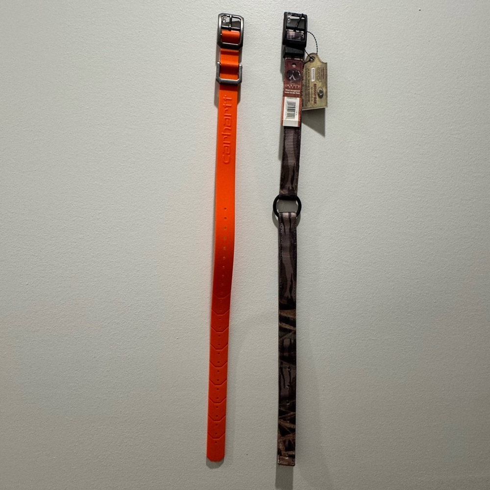 Carhartt and Mossy Oak Size Large (18”-26”) dog collars
